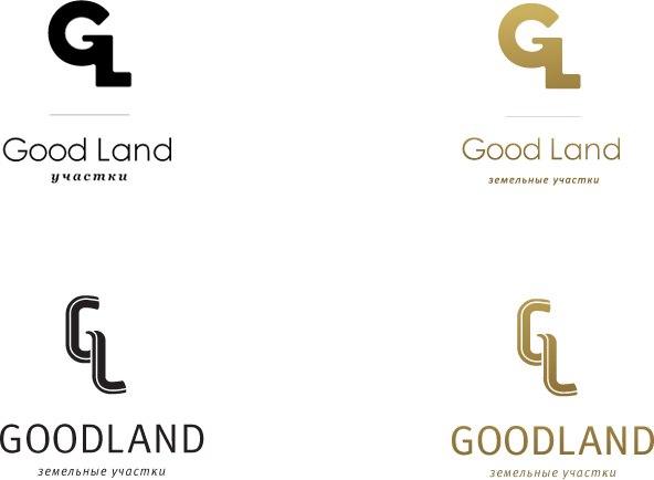 Разработка логотипа «GoodLand» - 1