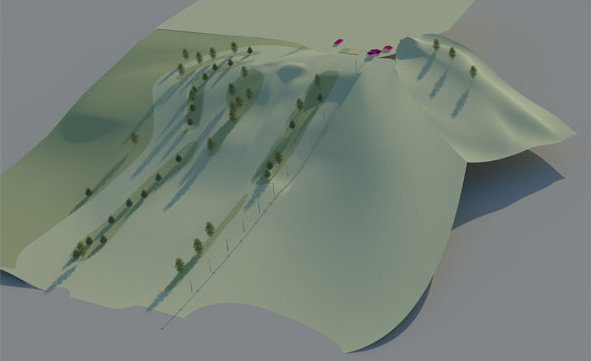 Создание генплана горнолыжного курорта «Красное озеро» - 2